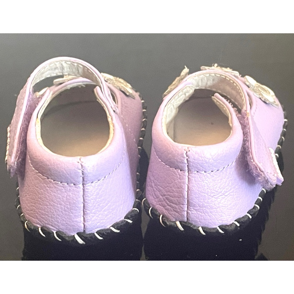 PEDIPED ORIGINALS SALOME LAVENDER ballet flat soft sole size 6-12 mon 4-4.5 - Picture 5 of 8